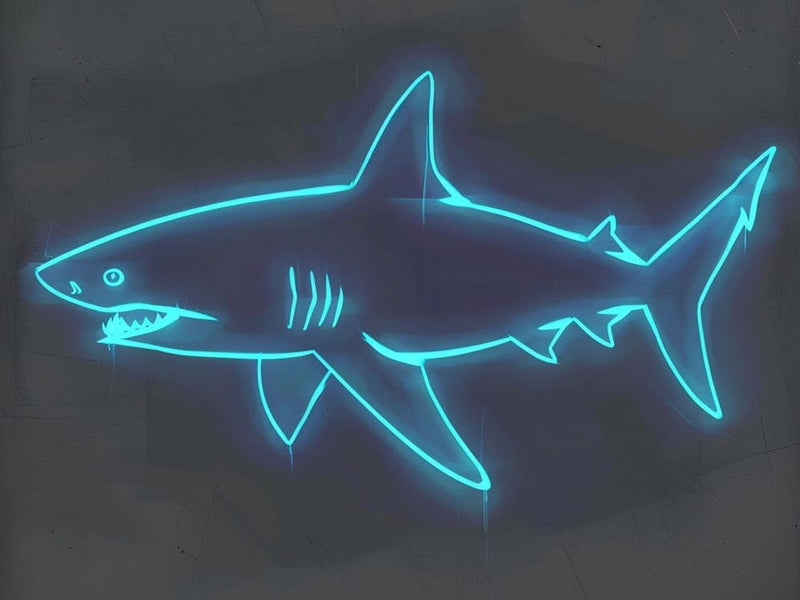 Neon White Tip Reef Shark 3
