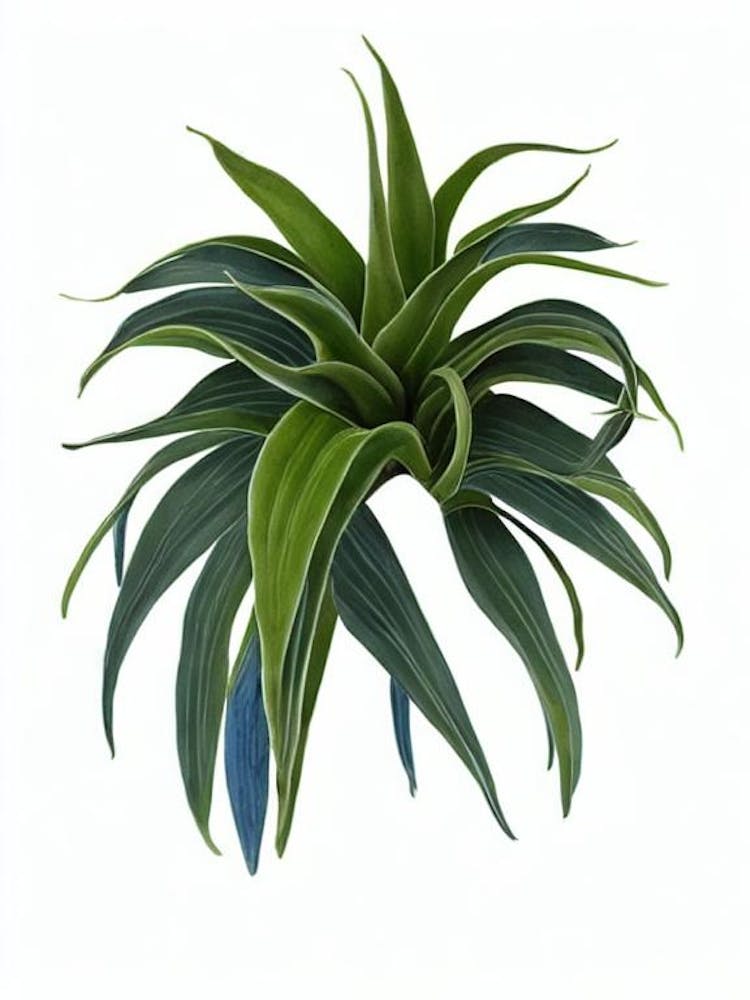 Pink Quill (Tillandsia Cyanea) Watercolor