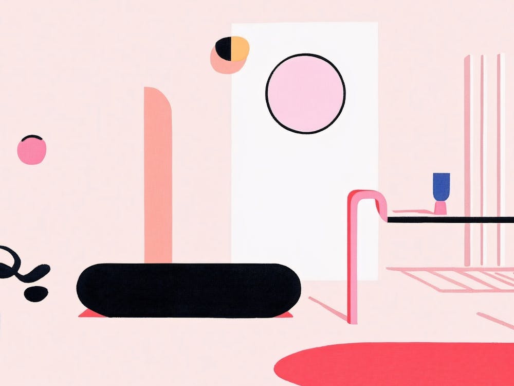 Pink Living Room