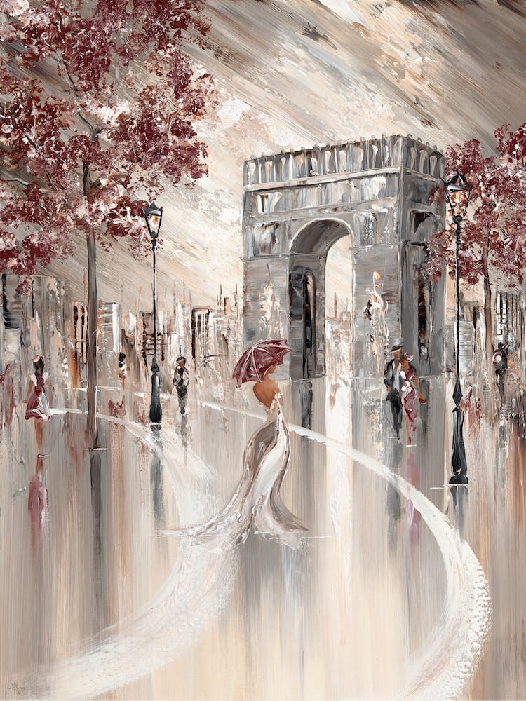 Eleganter Arc de Triomphe, Paris