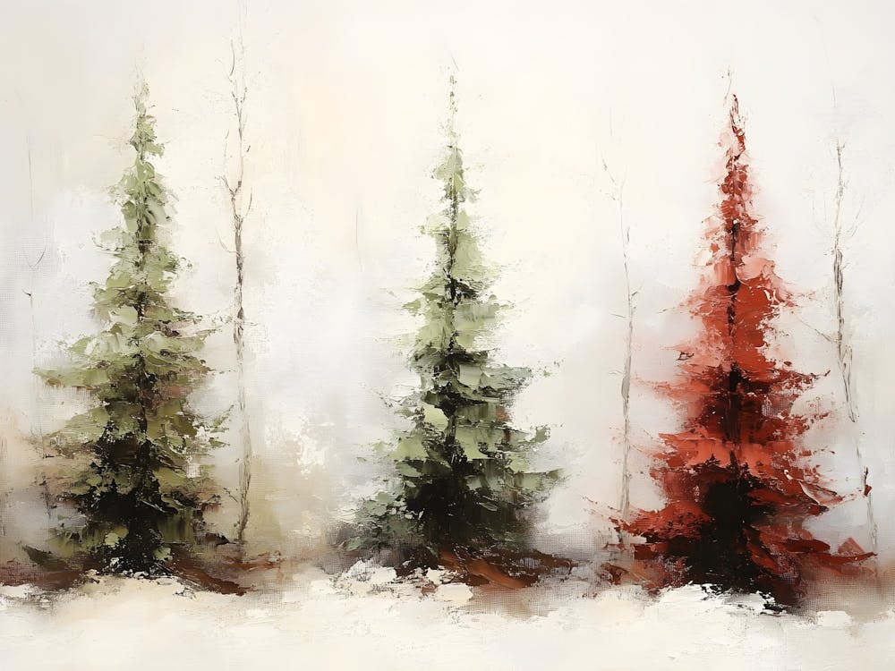 Three Christmas Trees 1