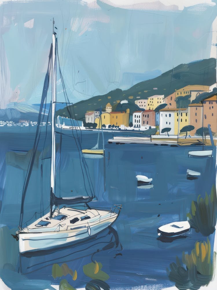 Travel Poster Happy Places Genoa 4