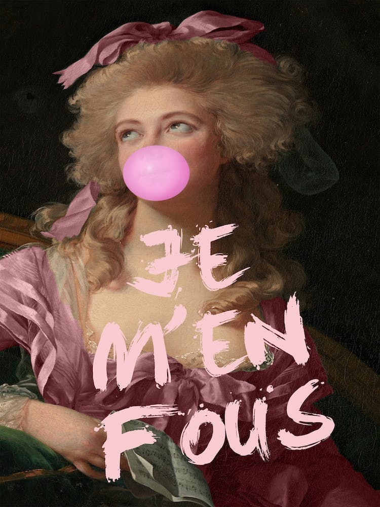 Pink Je M'En Fous Woman