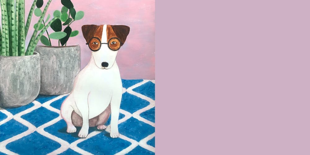 Jack Russell And Plant