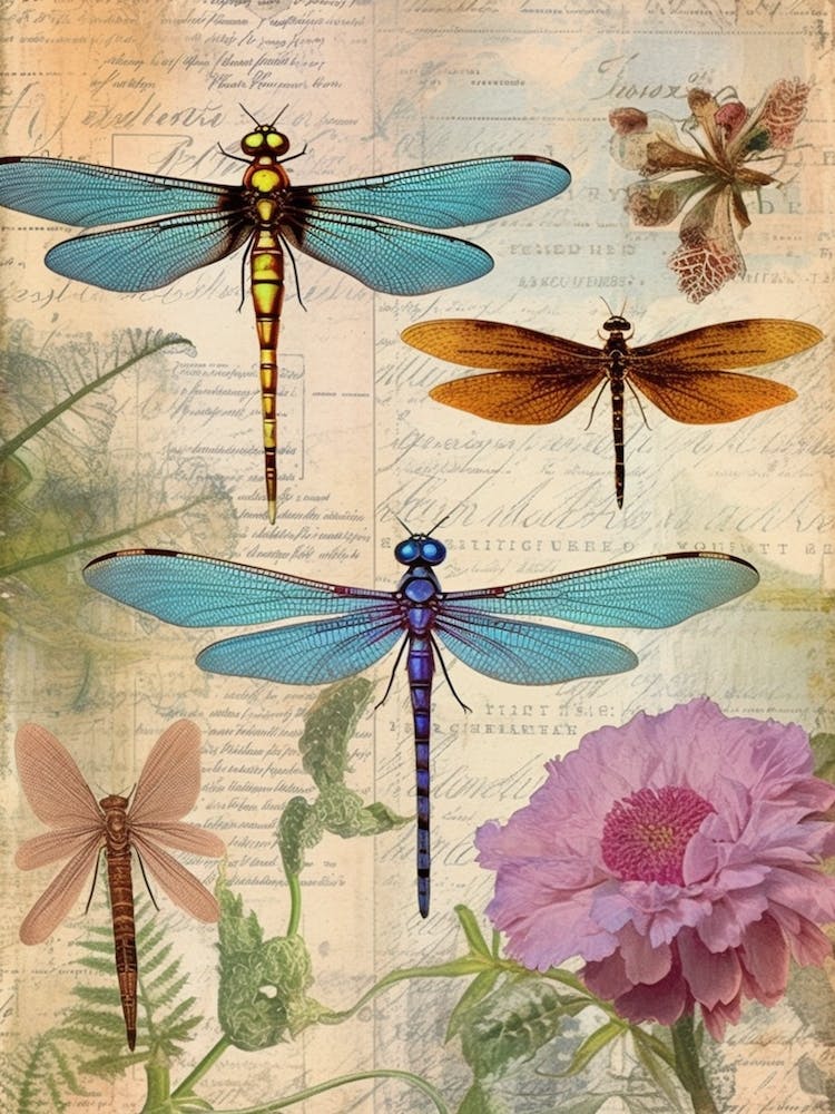 Dragonfly Vintage Species 2