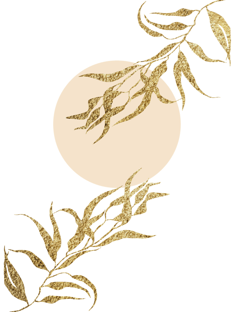 Feuille d'Or sur Fond Noir