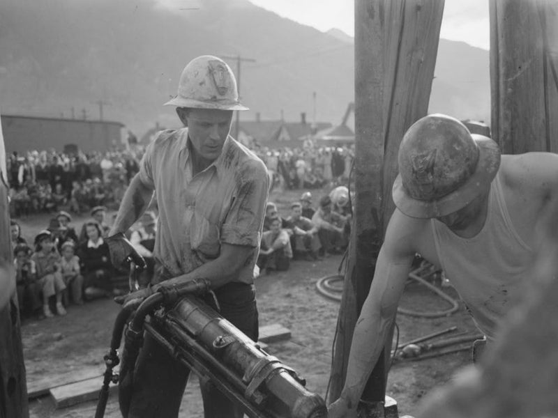 Untitled Photo, Possibly Related To Free Barbecue, Labor Day, Ridgway, Colorado By Russell Lee 3