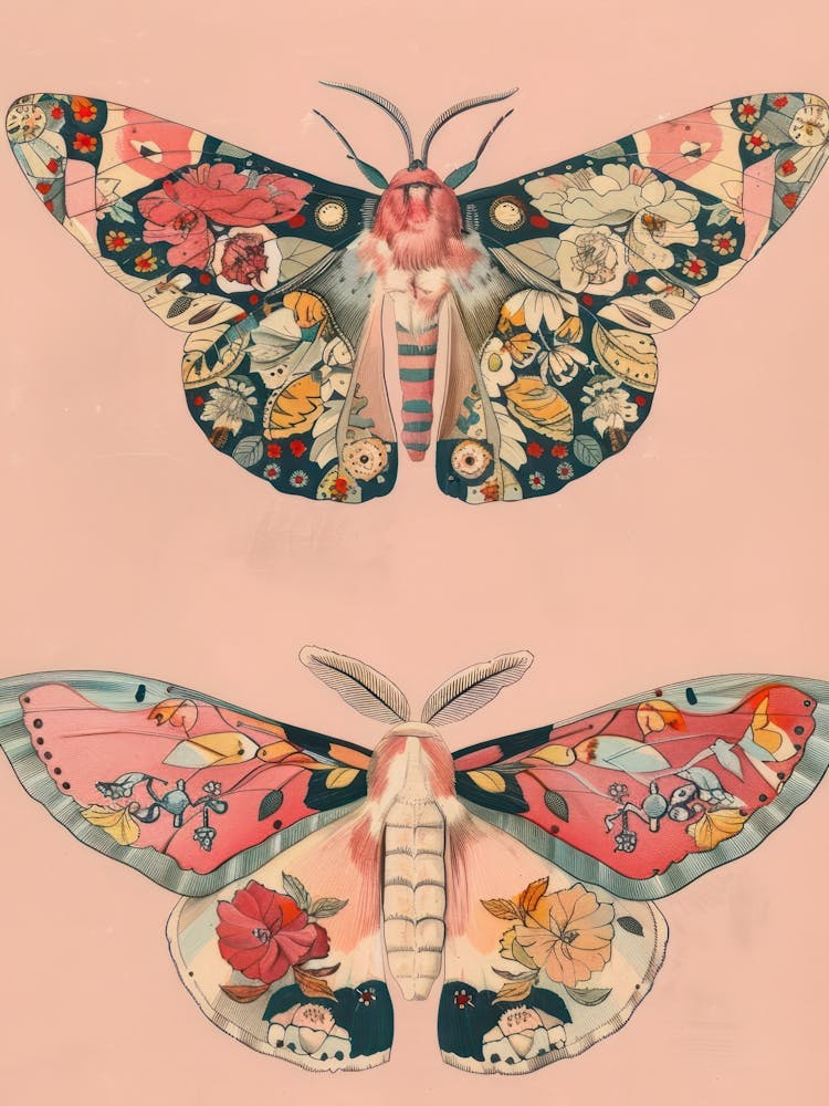 Radiant Butterflies William Morris Style 3