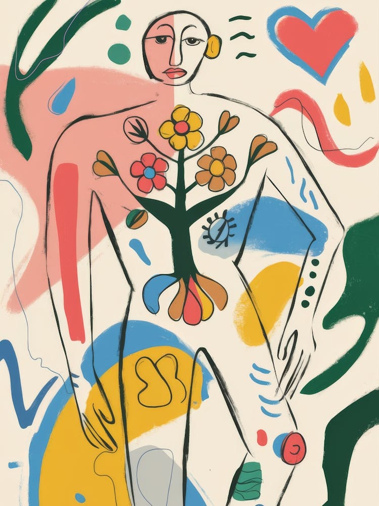 Abstract Botanical Form