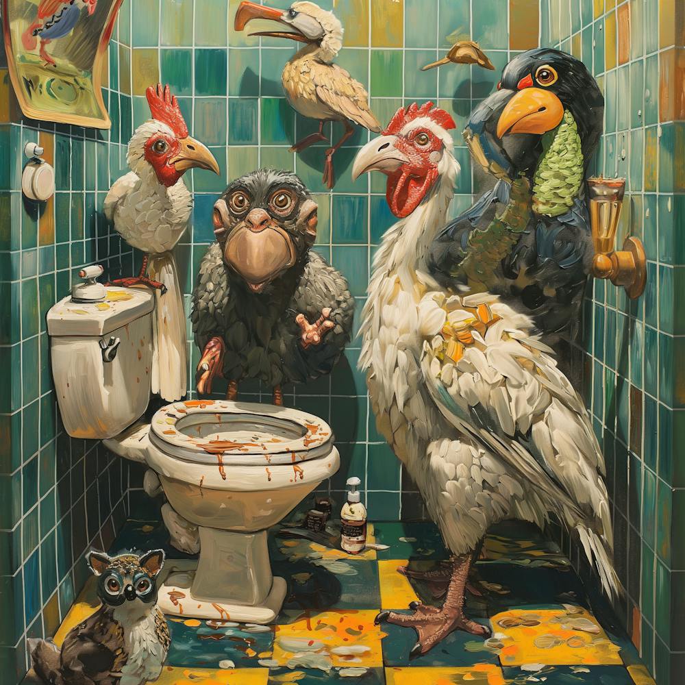'The Birds In The Bathroom'