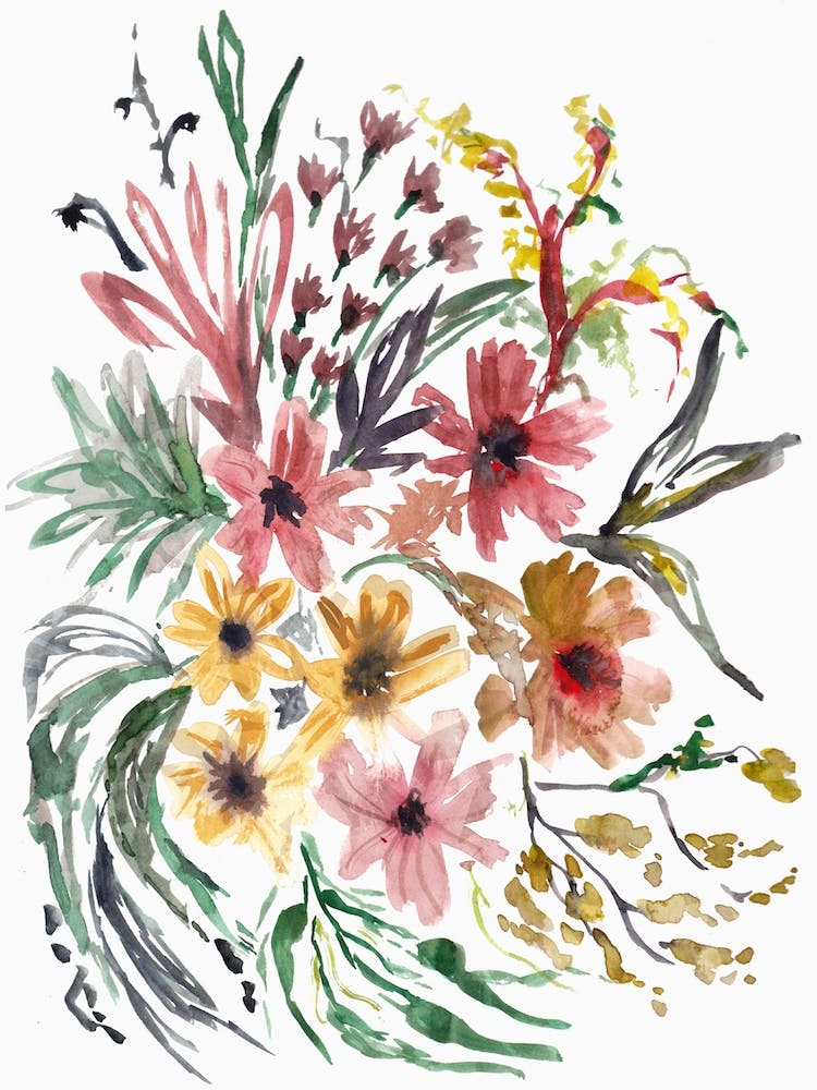 Wild Flowers Abstract