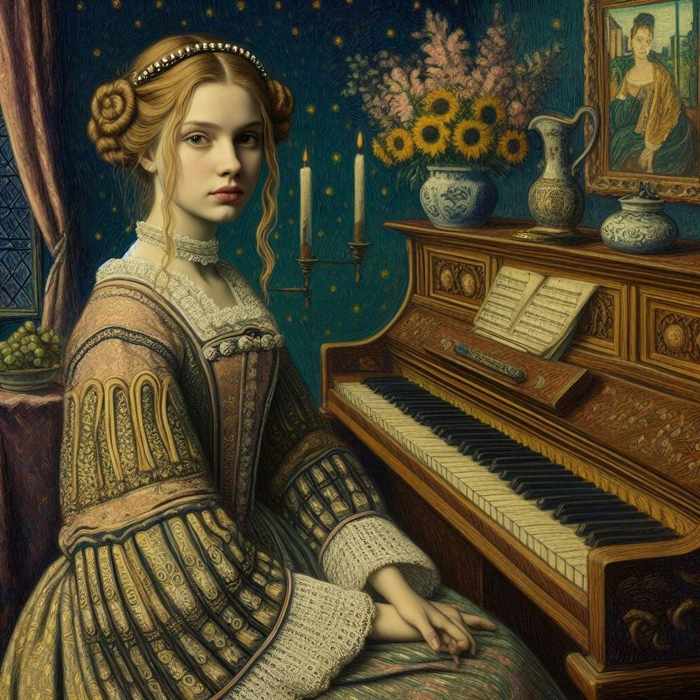 Lady At The Piano 2
