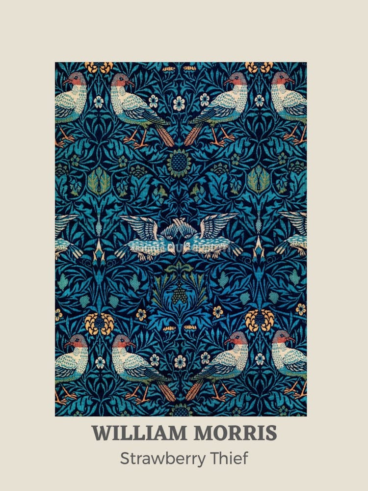 William Morris Strawberry Thief 1