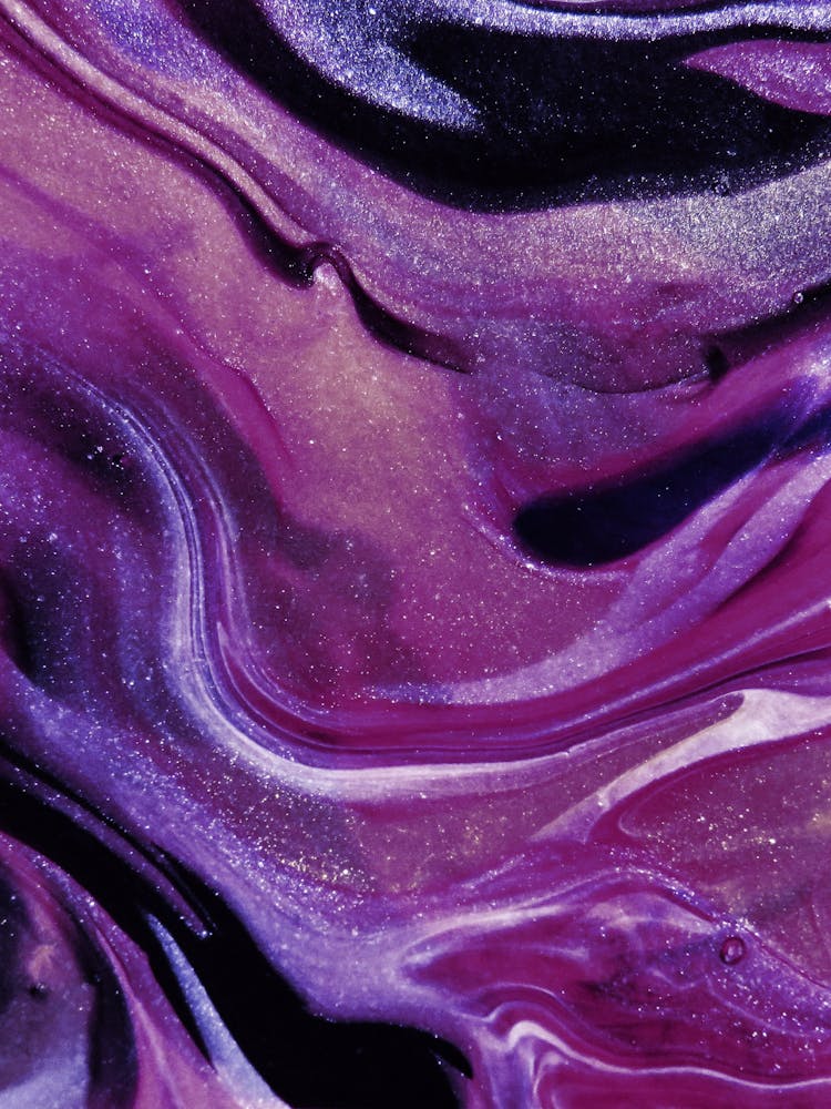 Abstract Purple Paint