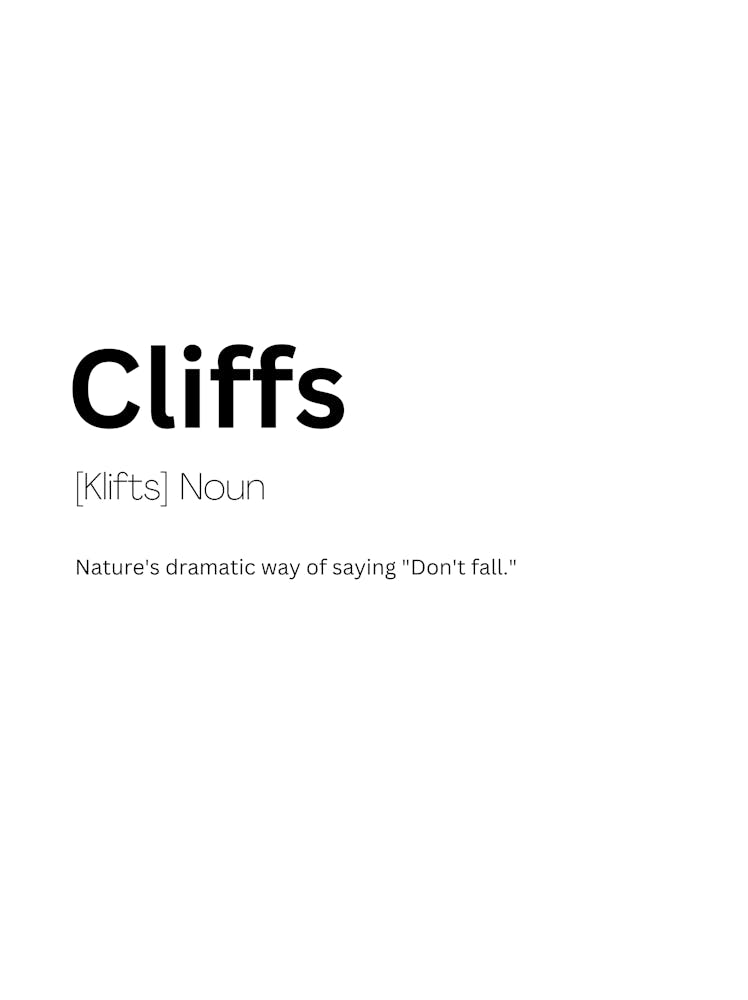 Cliffs Definition Meaning