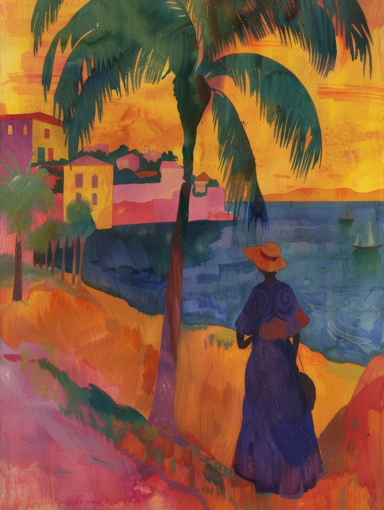 Woman By The Sea