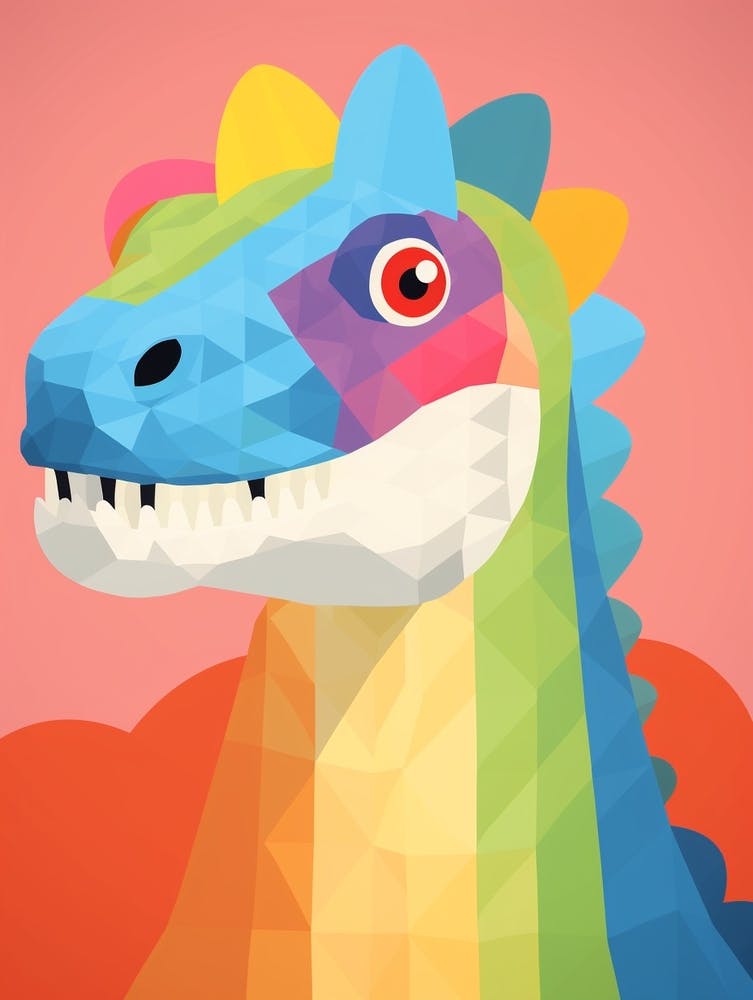 Colourful Dinosaur Jobaria 1