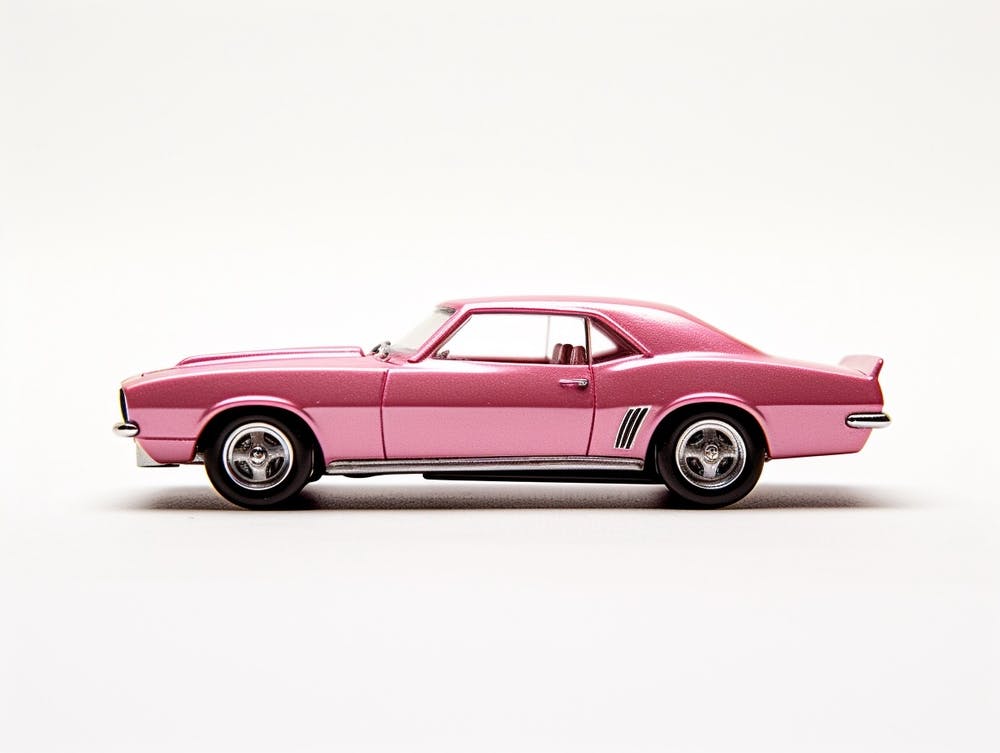 Toy Car 67 Camaro Pink