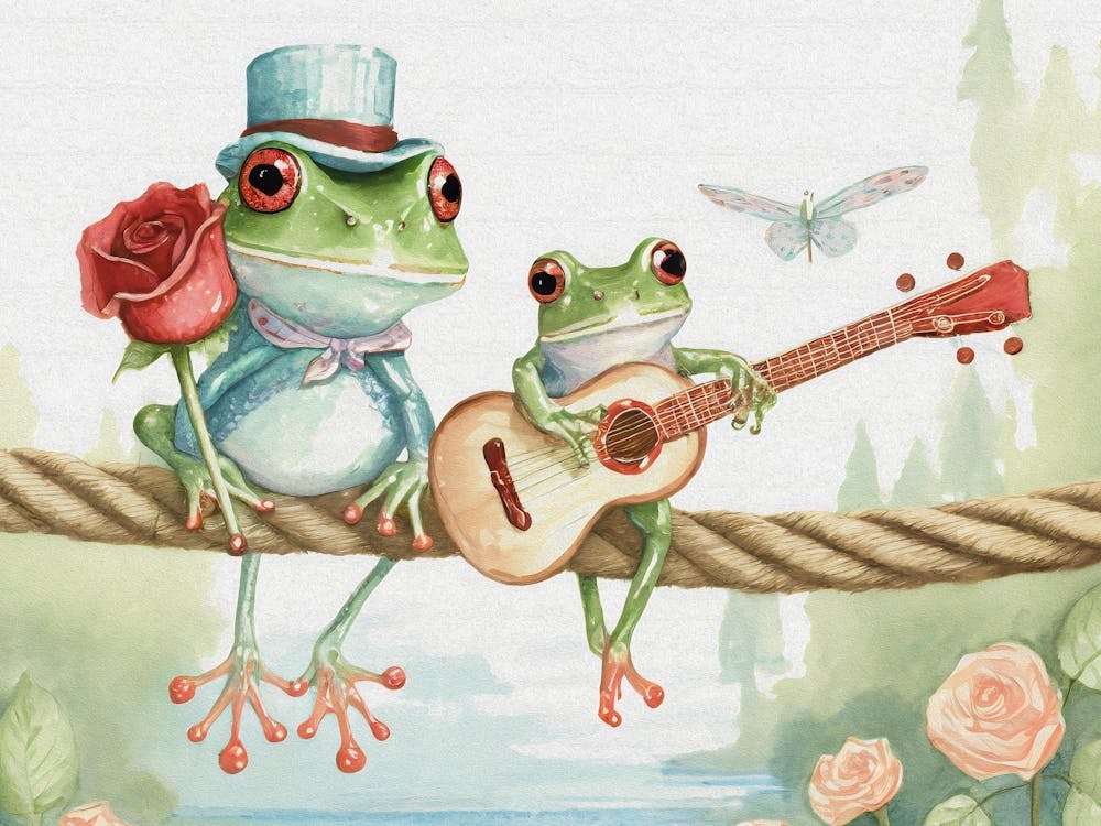 Frogs On A Rope