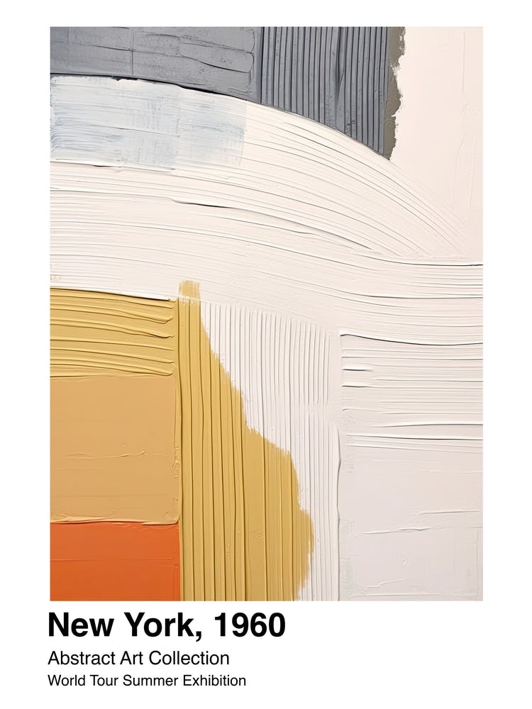 World Tour Exhibition, Abstract Art, New York, 1960 10