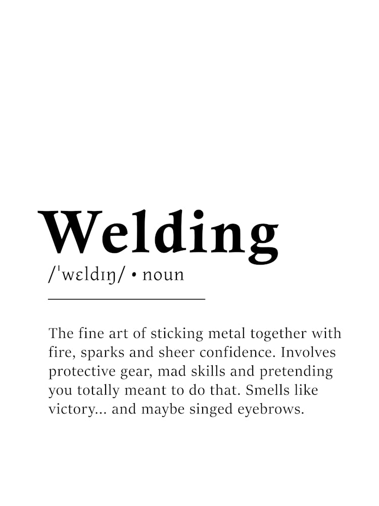 Welding Definition Poster - Dictionary