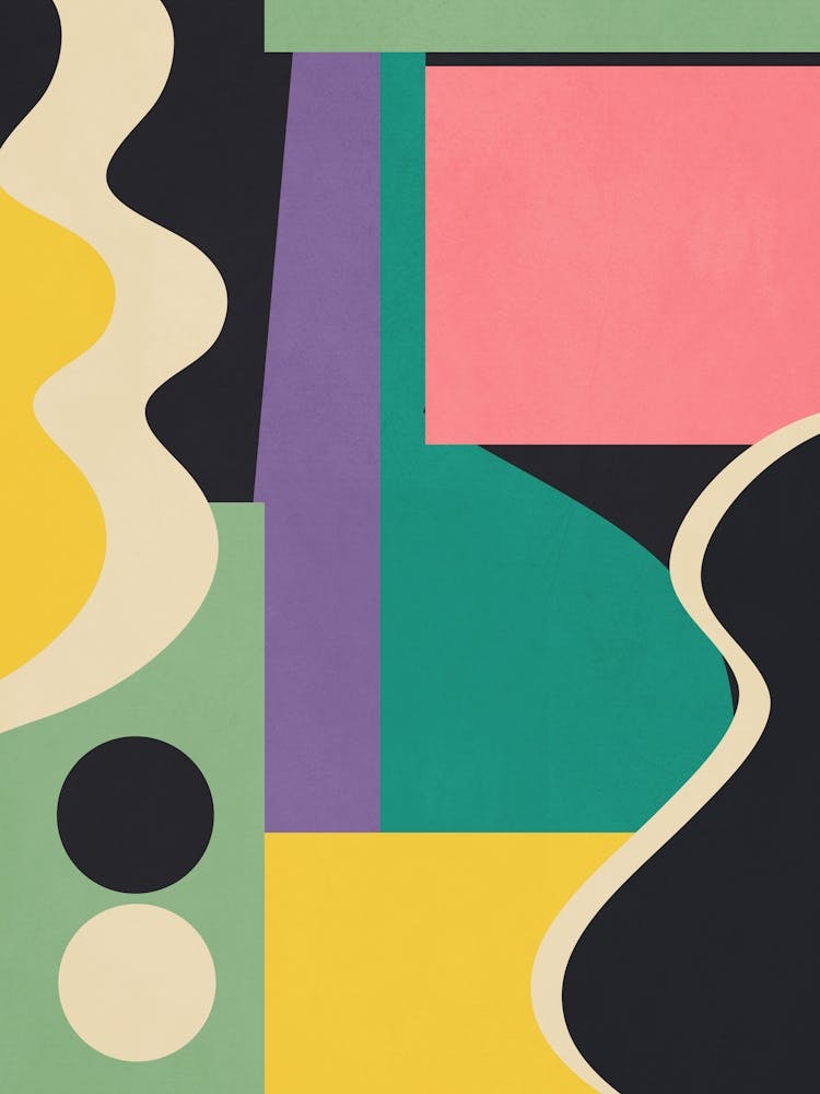 Farbenfrohe Geometrische Abstrakte Kunst 21