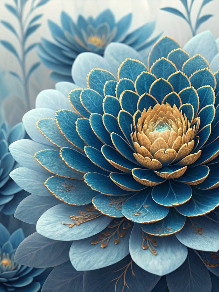 Blue Flowers 22