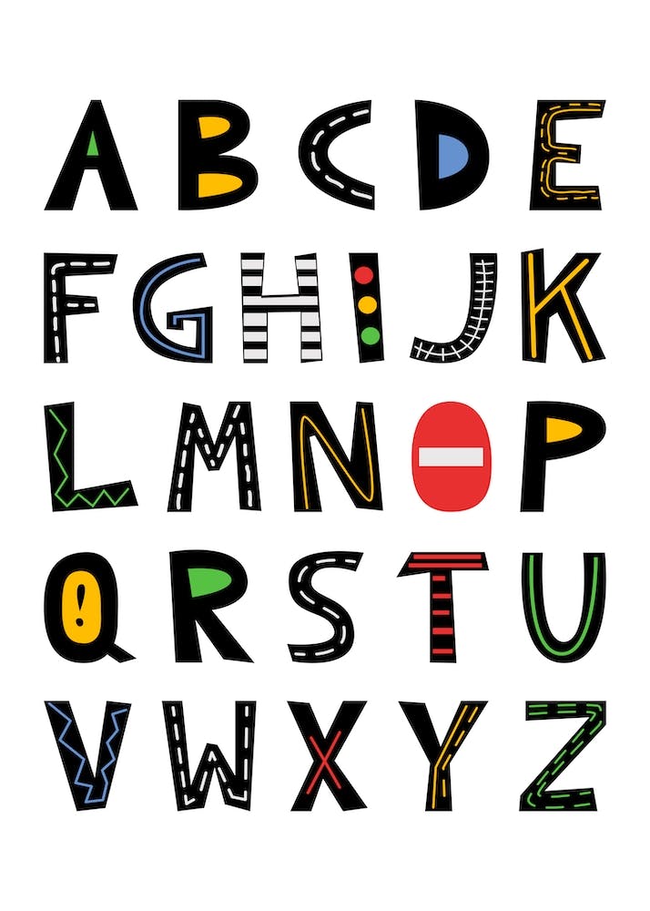 Car Alphabet