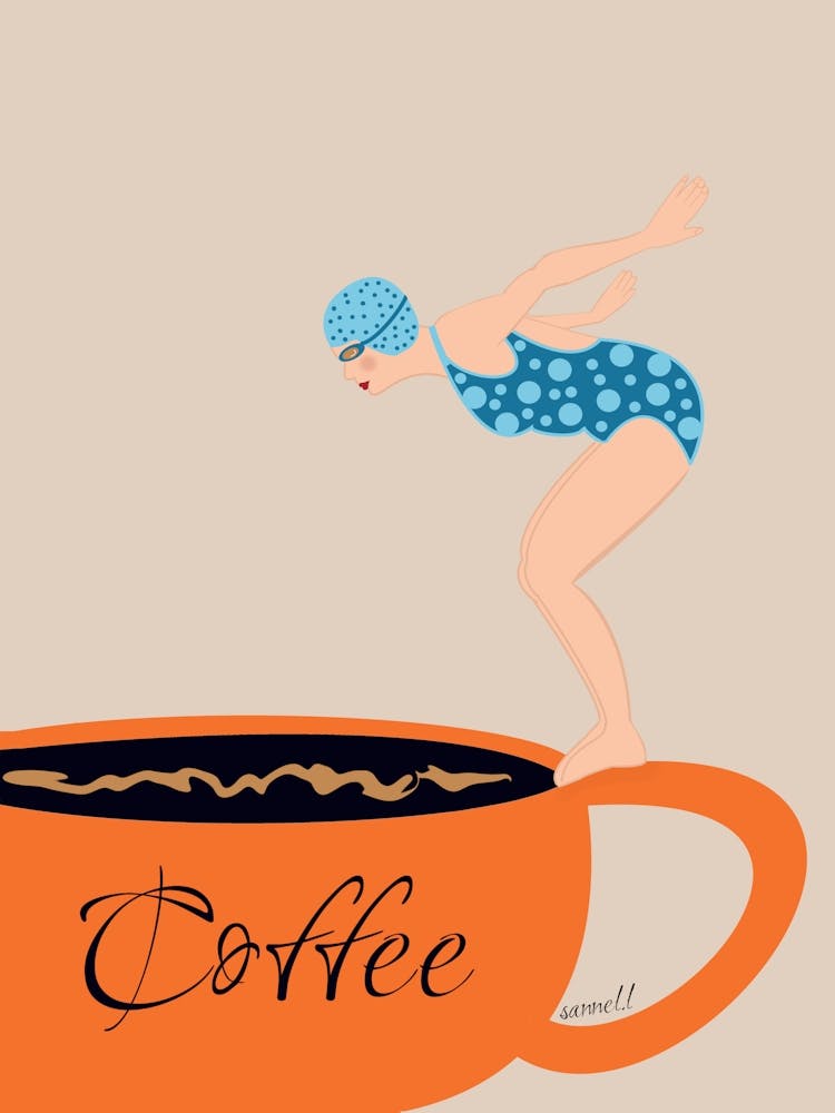 Diving Into A Cup Of Coffee 1
