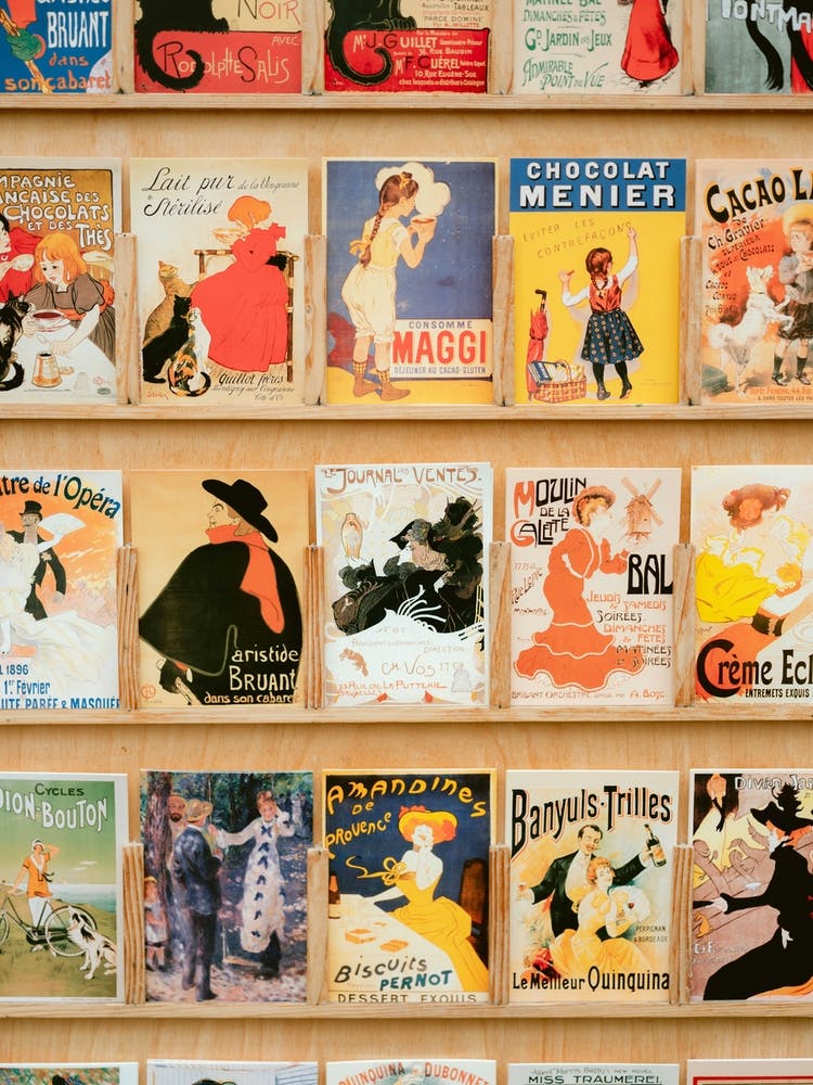 Vintage Cabaret Paris Posters