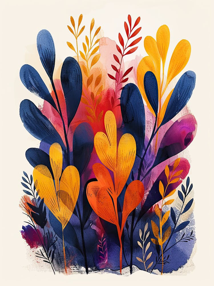 Rhythmic Glow Matisse Style