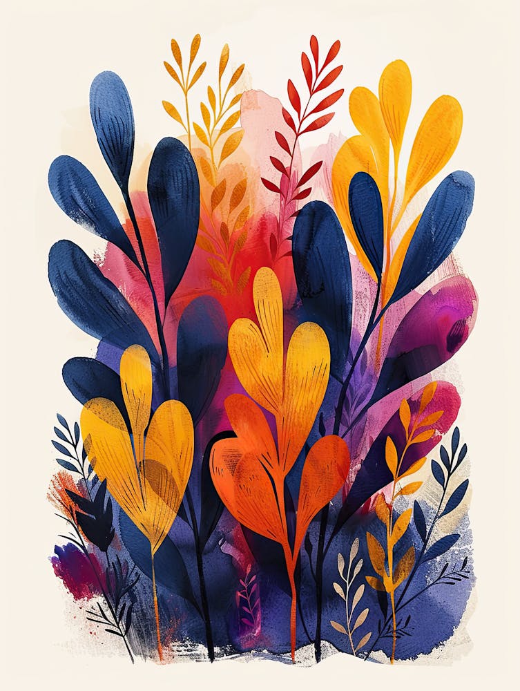 Rhythmic Glow Matisse Style