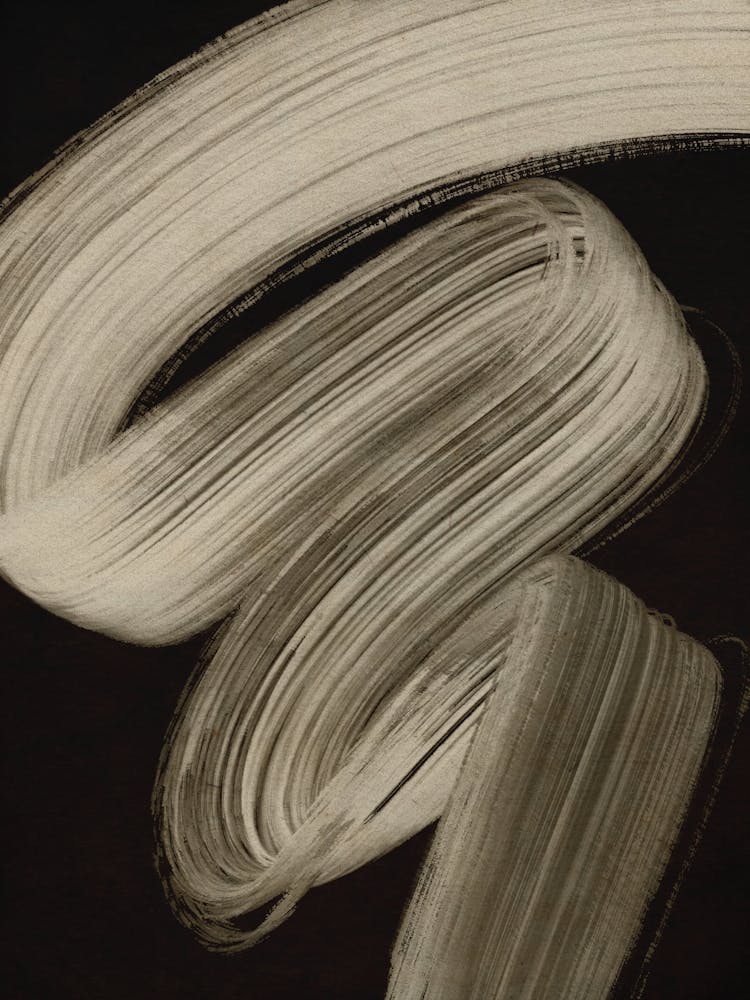 Beige Strokes No 2