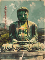 Great Buddha Of Kamakura Mid Century Modern 2