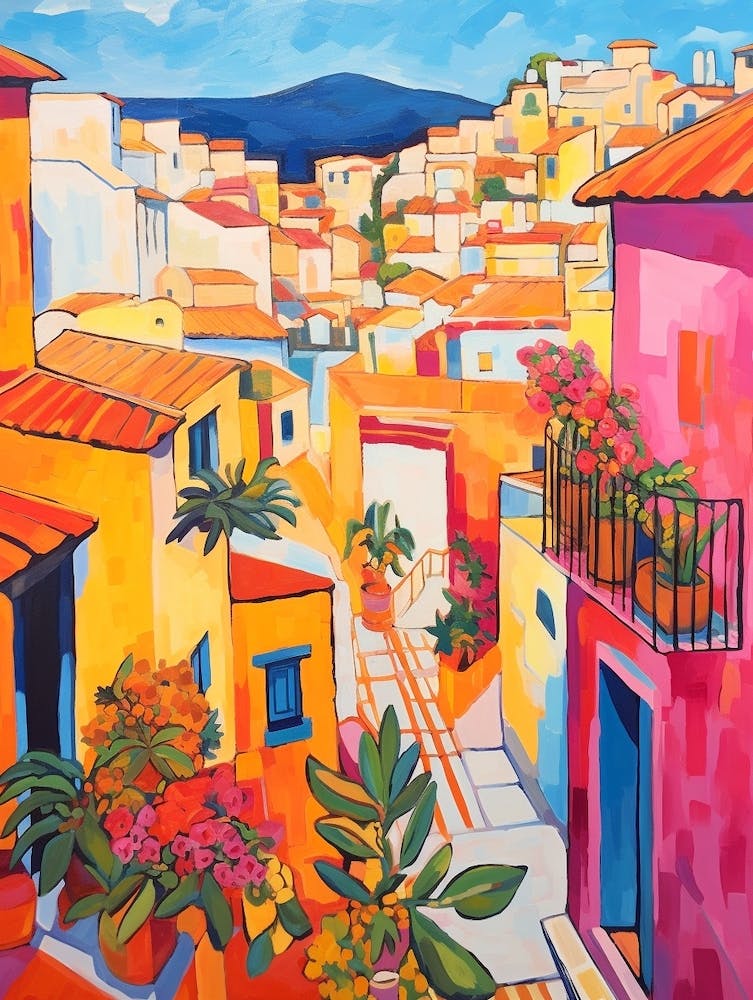 Malaga Spain 8 Fauvist Painting