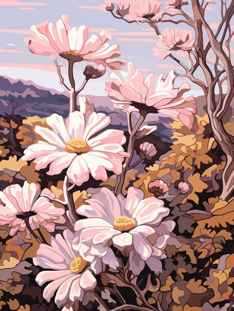 Cineraria 1 Flower Painting
