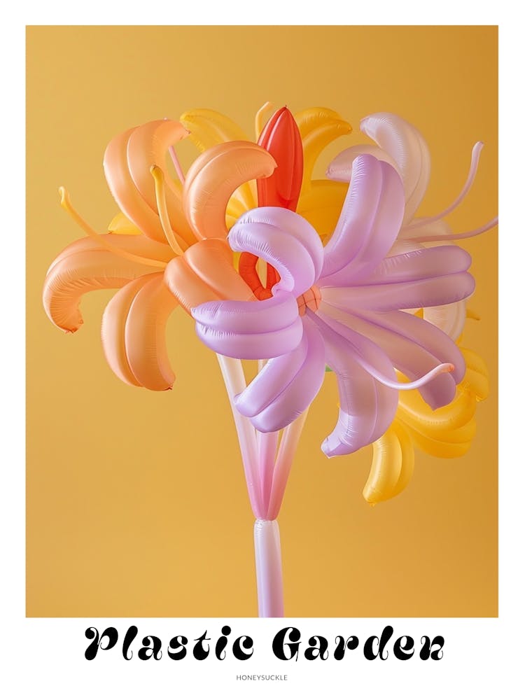 Dreamy Inflatable Flowers Poster Honeysuckle 1