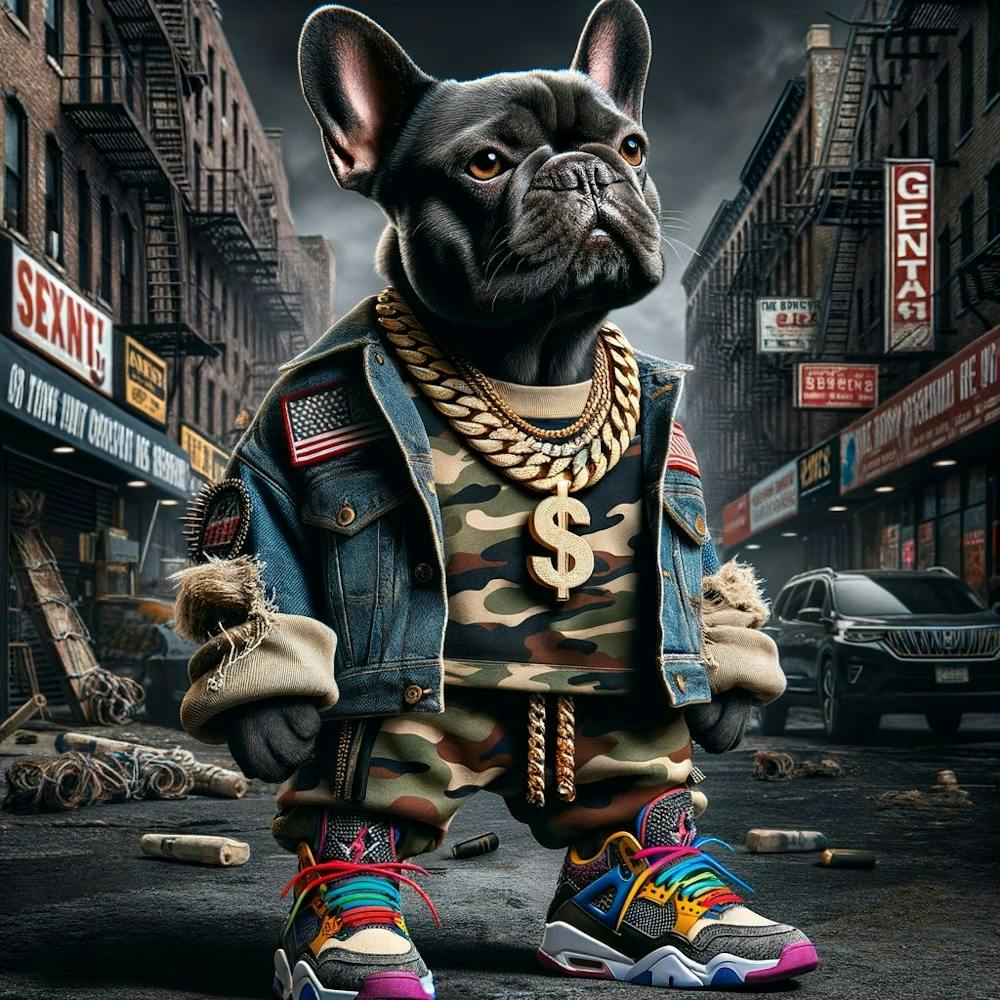 Hip Hop French Bulldog
