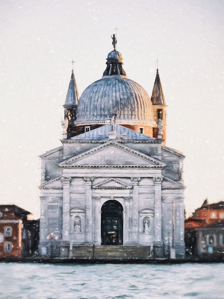 Winter In Venice The Church Of Redentore