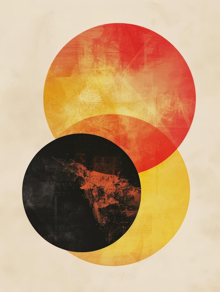 Abstract Circles Canvas Print 8