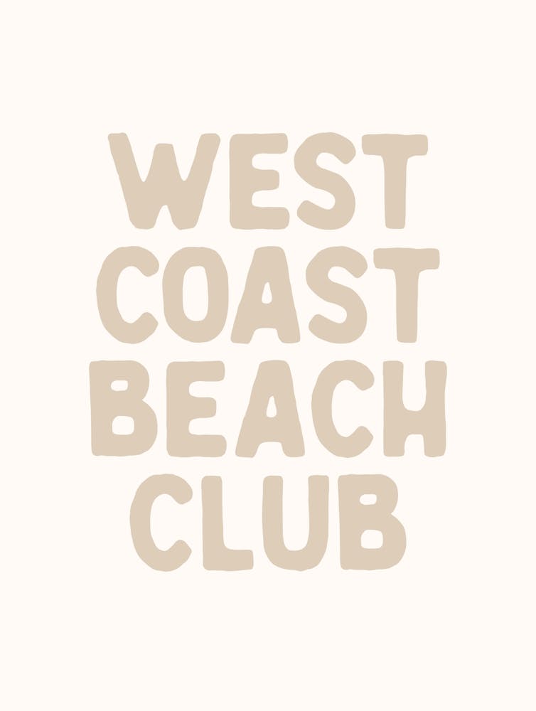 West Coast Beach Club - Beige