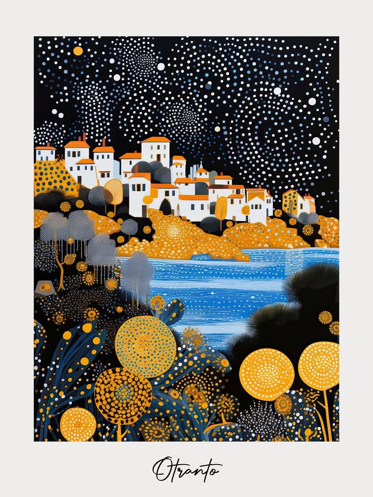 Poster Of Otranto, Italy, Illustration In The Style Of Pop Art 4
