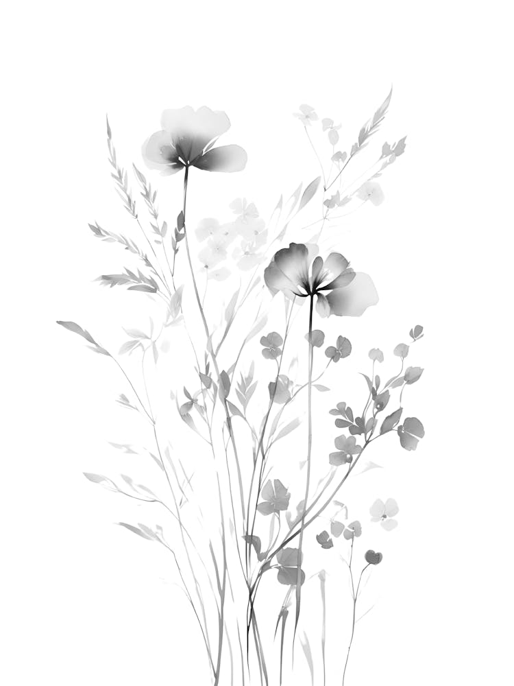 Black And White Flowers 29