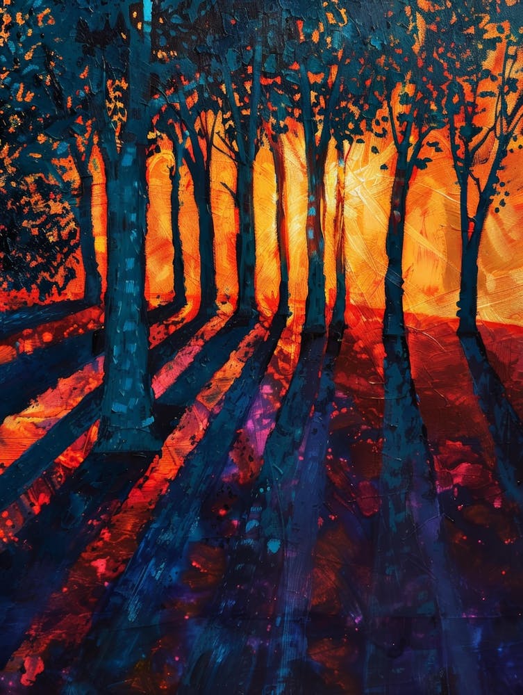 Sunset In The Woods 2