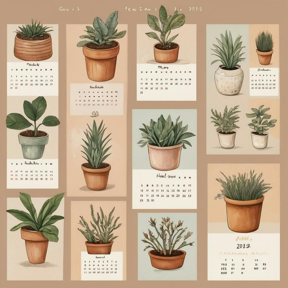 Standard Erstelle Einen Kalender Für Pflanztermine Ästhetik 1