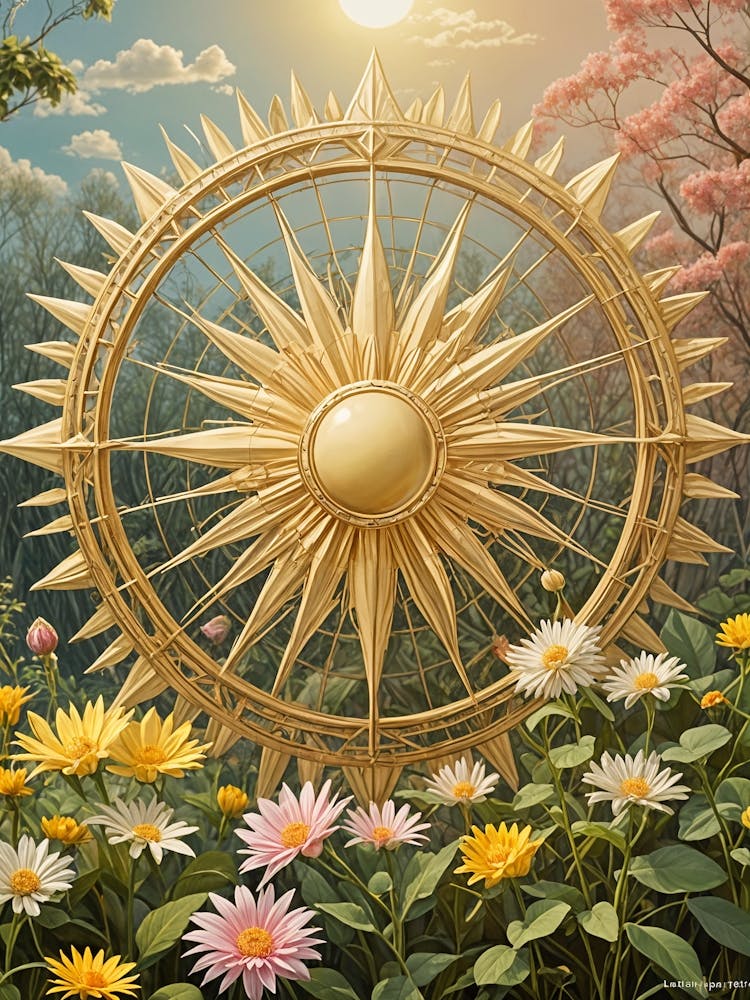 Goldenes Sonnenrad Nr. 1