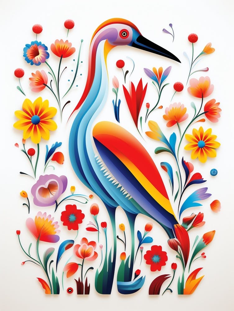 Scandinavian Bird Illustration Albatross 2