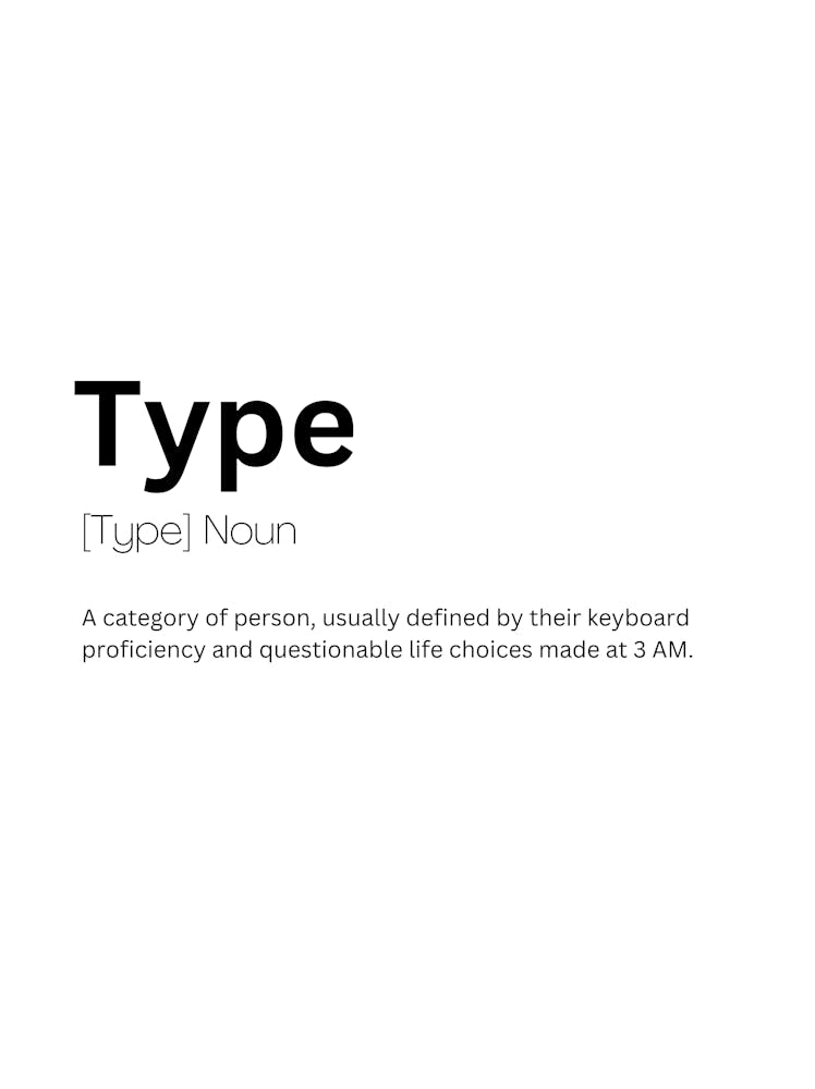 Type Definition Meaning