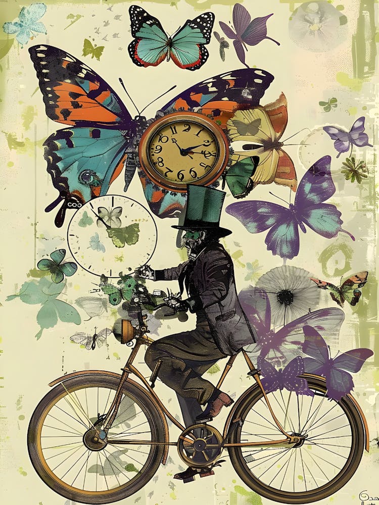 Skeleton On A Bicycle