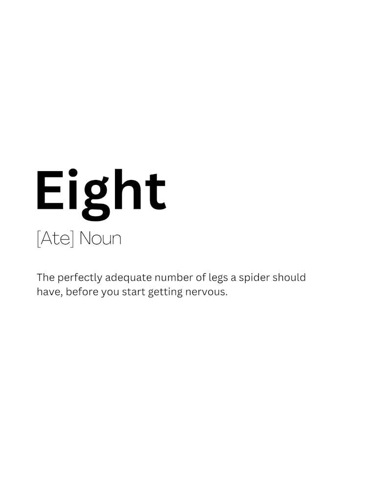 Eight Definition Meaning
